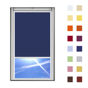 Dachfensterrollo für VELUX - dunkelblau (DF5)