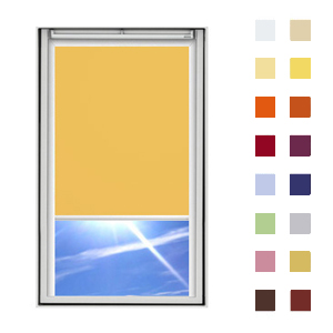 Dachfensterrollo für VELUX-Dachfenster - gelb (DF8)